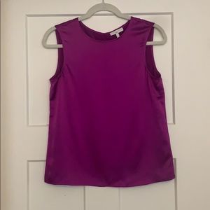 Silk tank top size small